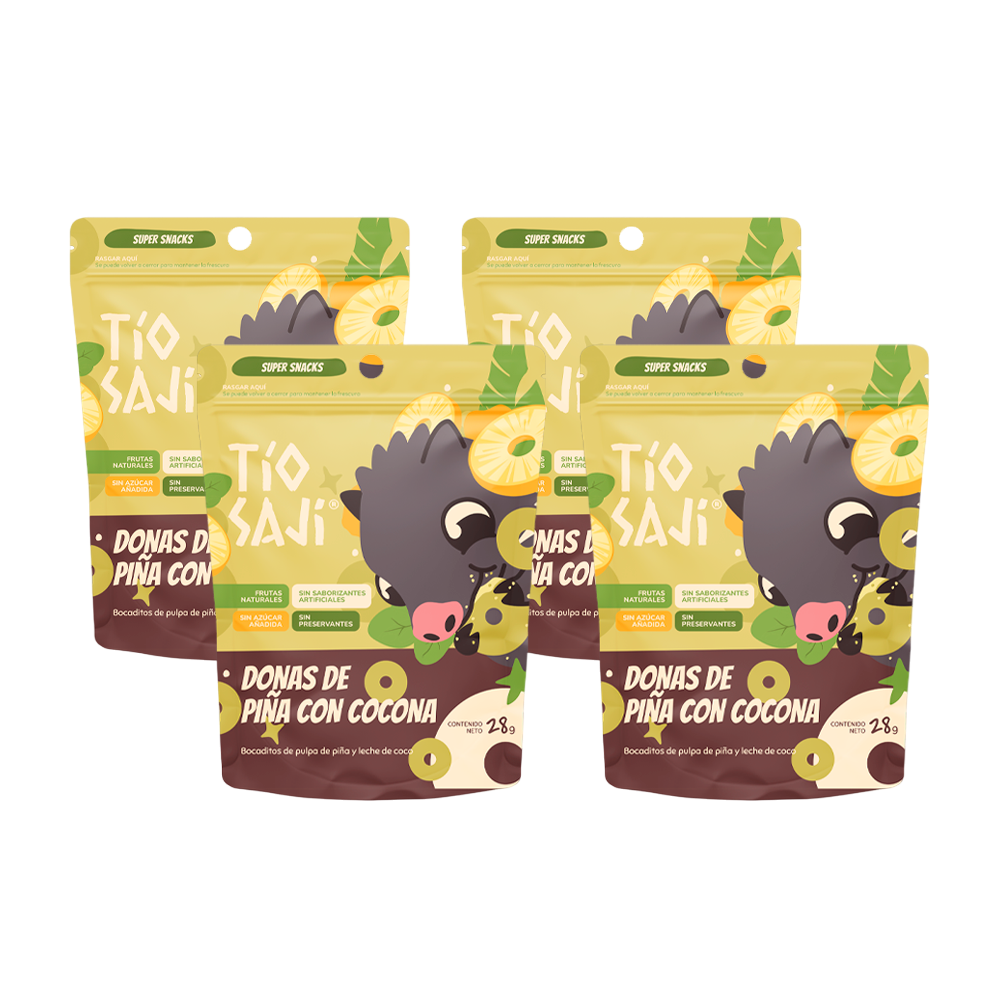 Donas Tío Saji Piña y Cocona (28g)