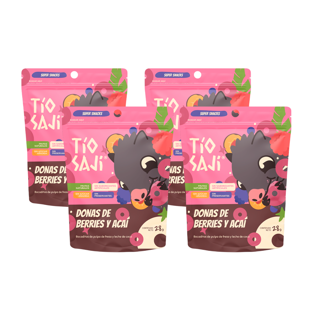 Donas Tío Saji Berries y Acaí (28g)