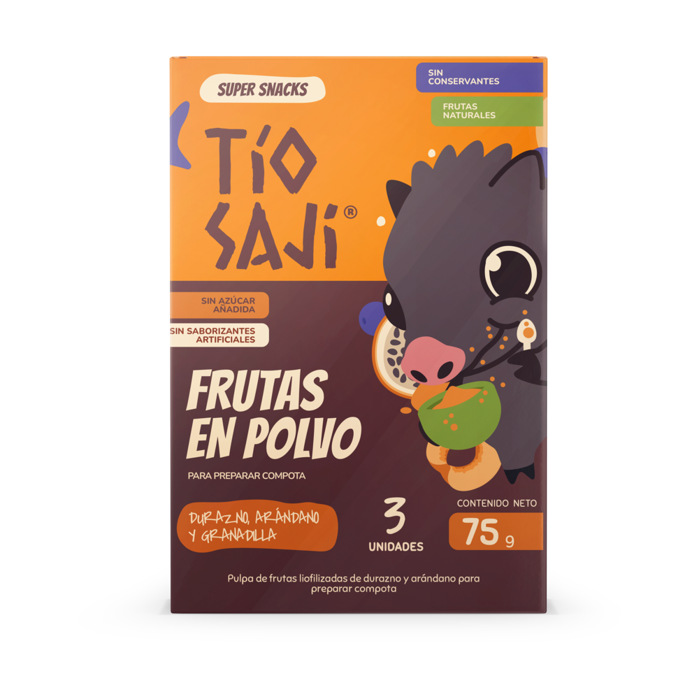 Durazno, Arándano y Granadilla